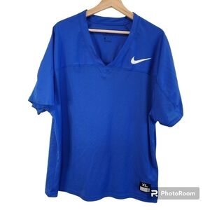 Nike Dri-Fit Mens Flag Football Mesh Practice Jersey Game Top Sz XL Royal Blue